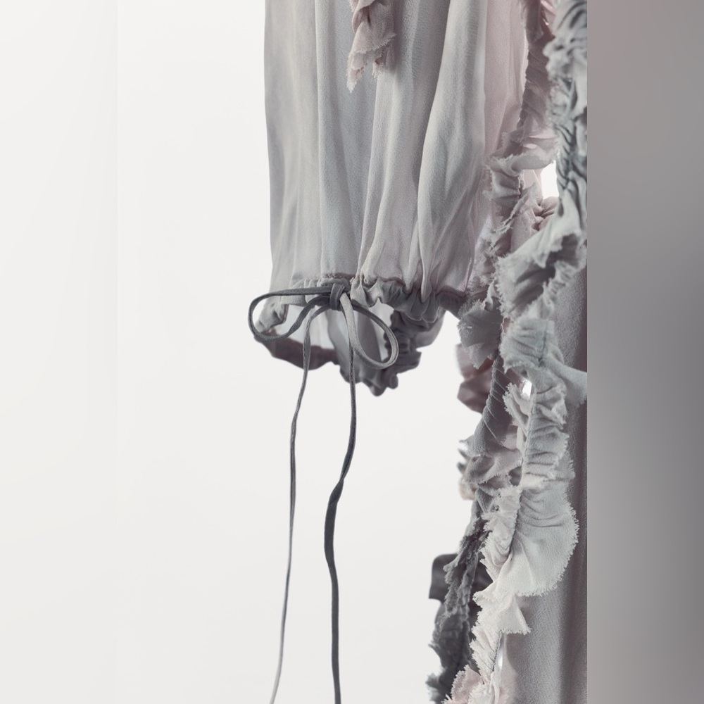 Zara ZW Halloween Collection Limited Edition Asymmetric Dress in lilac. - Picture 11 of 15